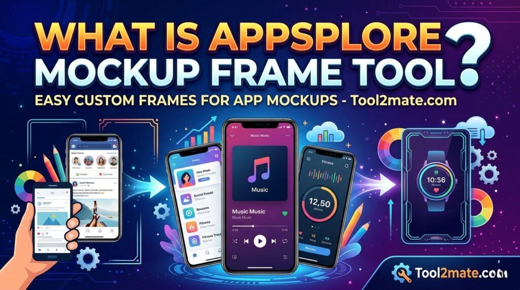 app mockup, Mockup Frame Tool